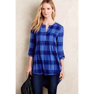 Anthropologie Holding Horses Halfpenny Plaid Tunic